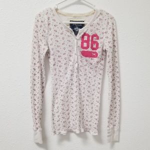 Pink | Long Sleeve Sleep Shirt Size L